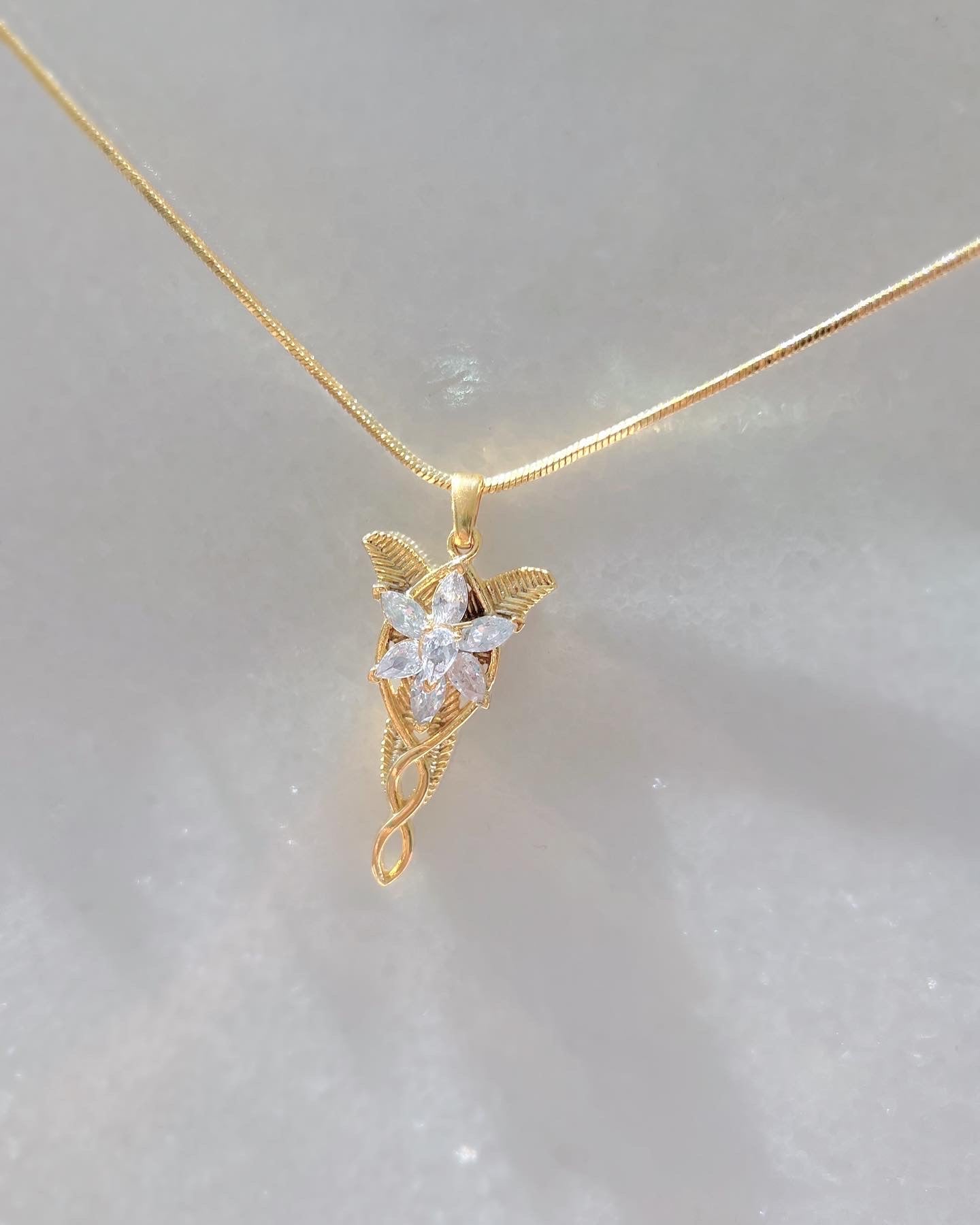 Evenstar Necklace -Lotr Inspired Necklace- Arwen Necklace