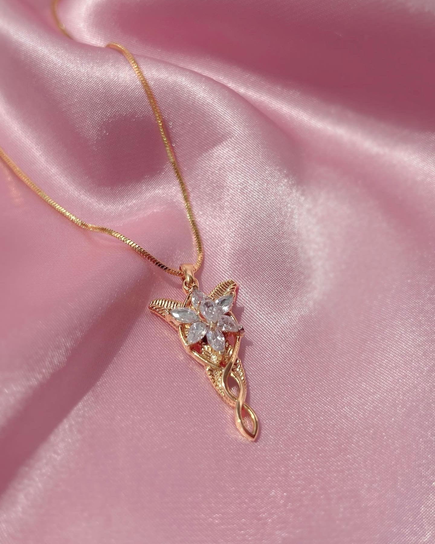 Evenstar Necklace -Lotr Inspired Necklace- Arwen Necklace