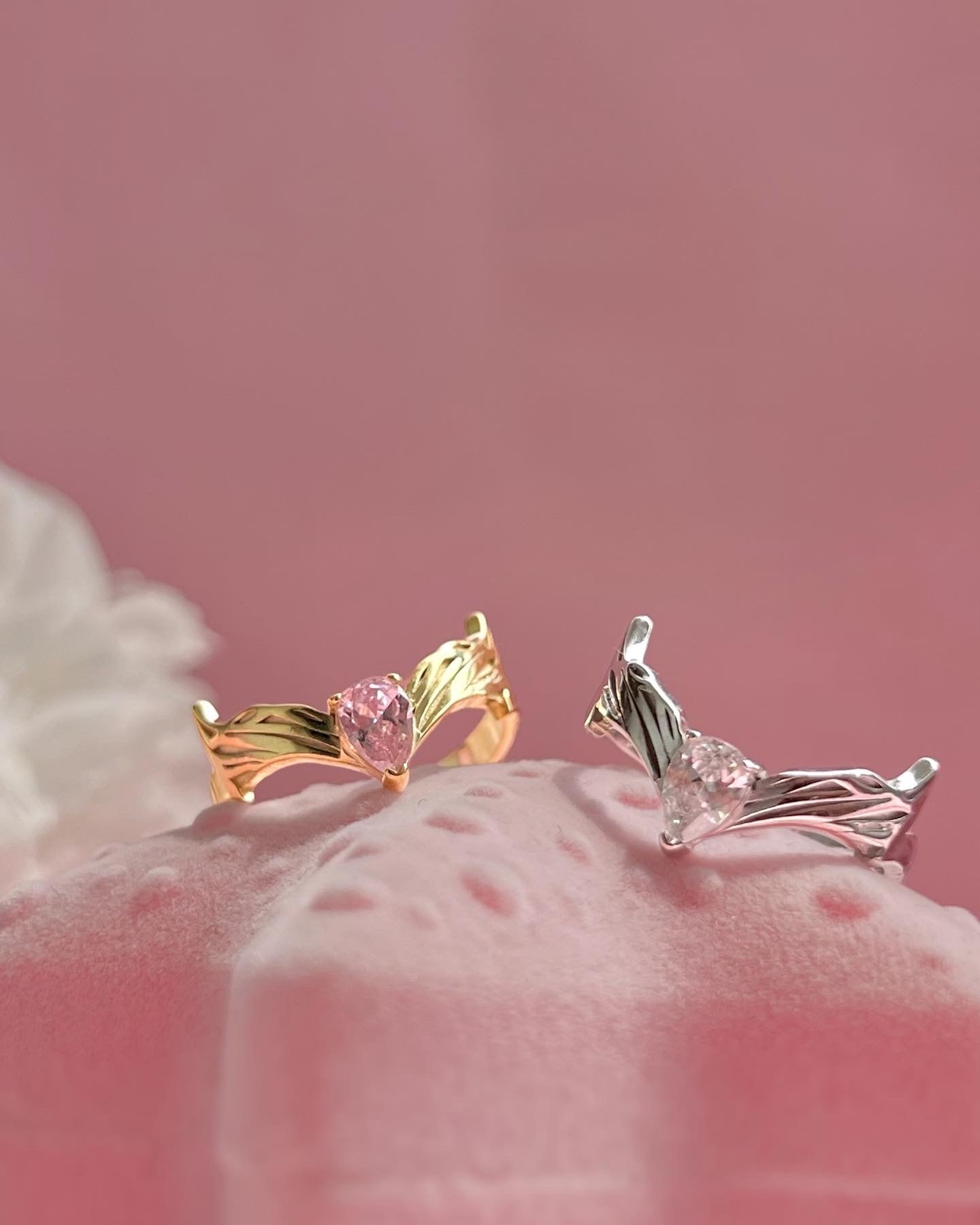 Anillo inspirado en el tocado de bruja escarlata-Anillo de plata de ley 925, Anillo de corona de Wanda-Anillo ajustable de plata de ley 925