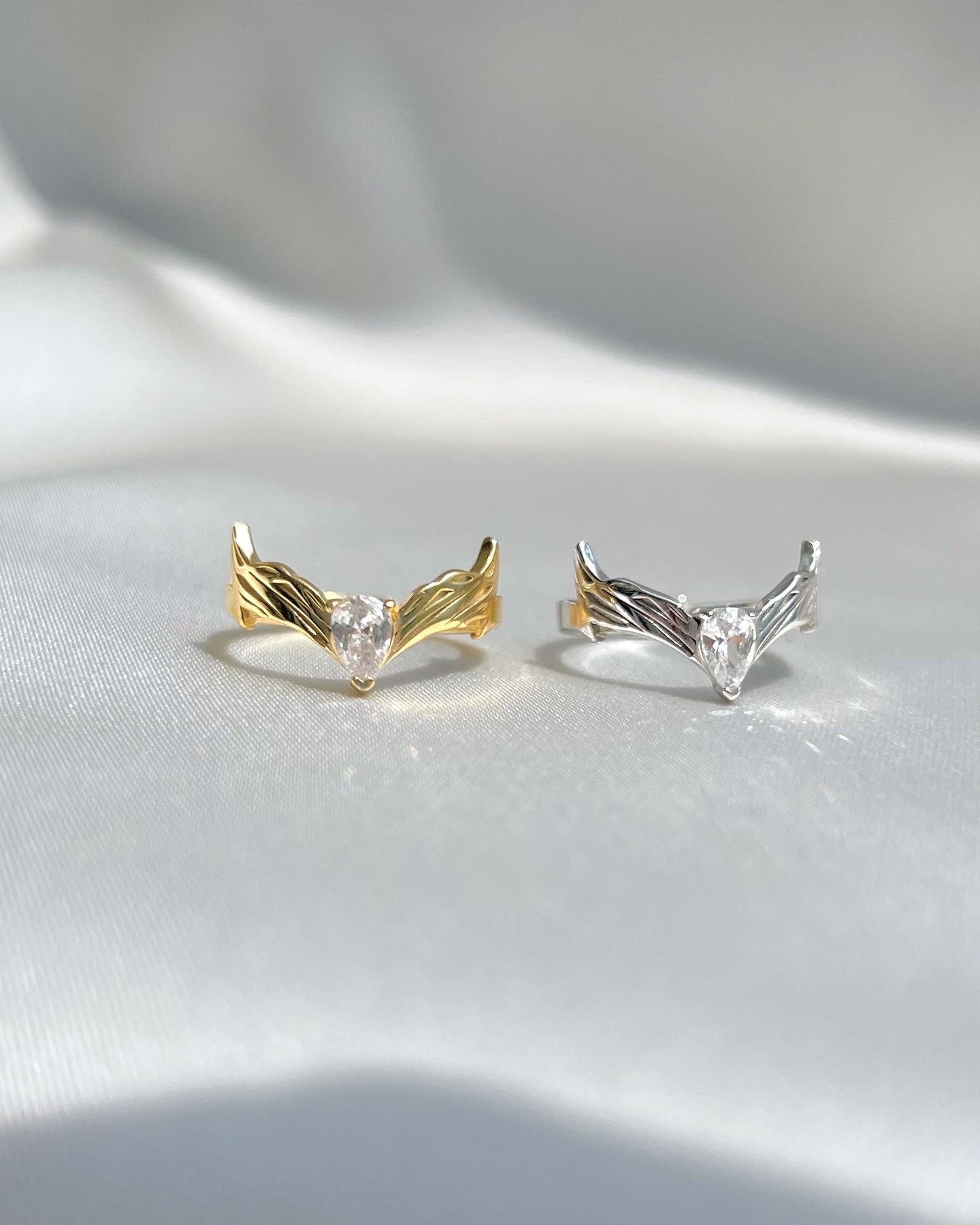 Anillo inspirado en el tocado de bruja escarlata-Anillo de plata de ley 925, Anillo de corona de Wanda-Anillo ajustable de plata de ley 925