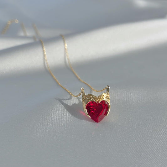 Scarlet Witch Headpiece Inspıred Necklace -925K Sterling Silver Necklace, Wanda Crown Necklace-925 Sterling Silver