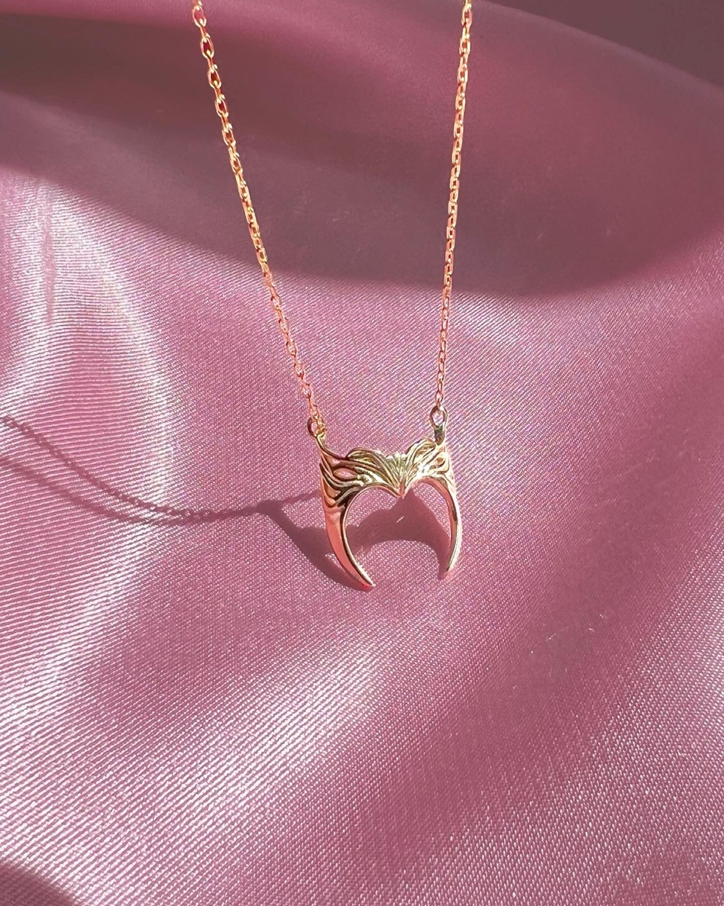 Collar inspirado en el tocado de bruja escarlata -Collar de plata de ley 925K,Collar de corona de Wanda-Versión de plata de ley 925 2