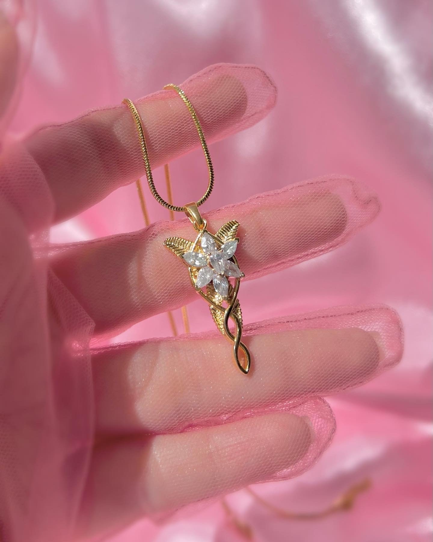 Evenstar Necklace -Lotr Inspired Necklace- Arwen Necklace