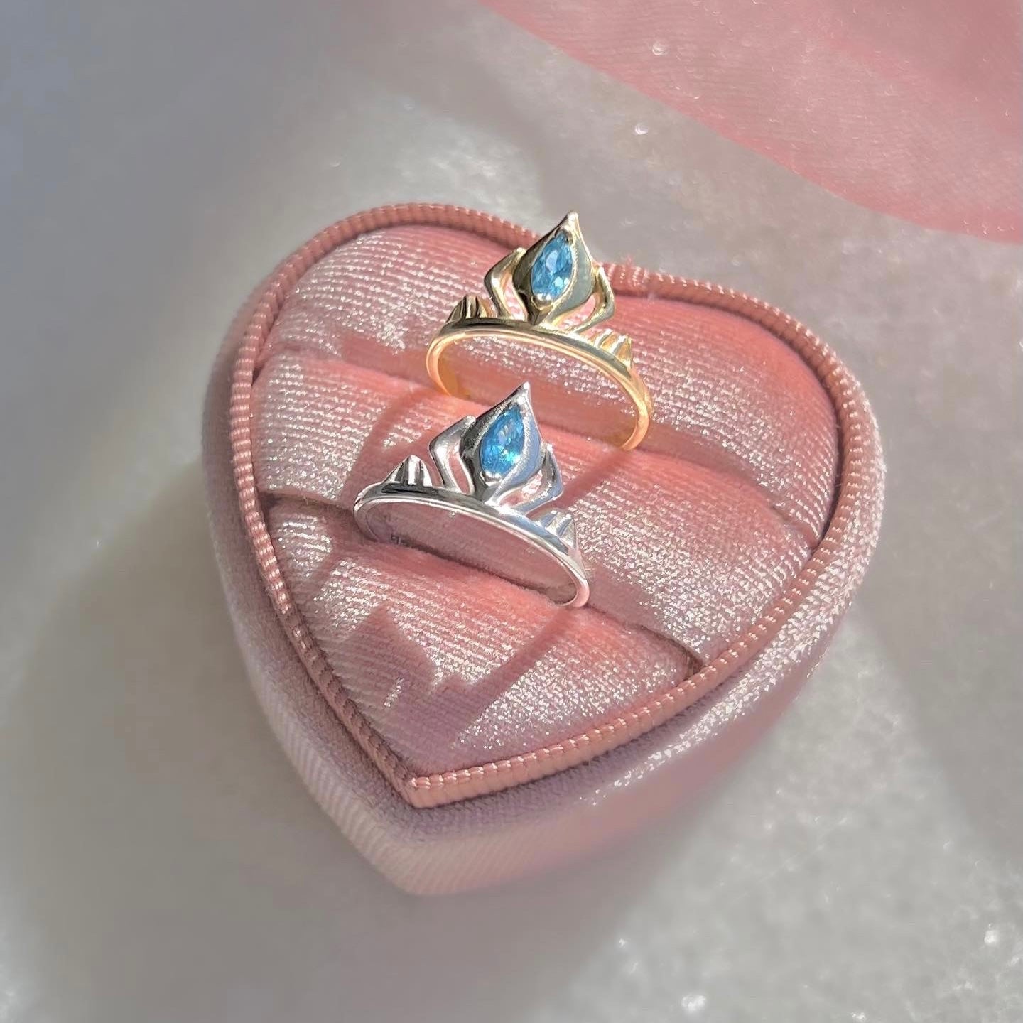 Frozen Elsa Crown Ring Inspired -925 Sterling Silver Ring