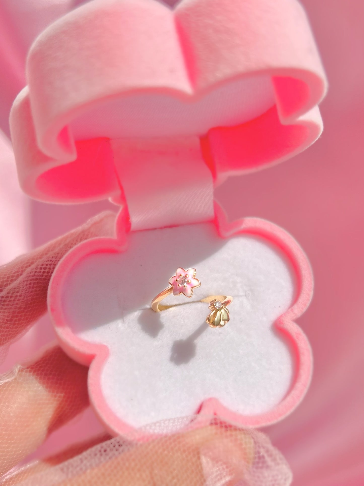 Anillo inspirado en la princesa Mulan -Anillo de plata de ley 925, anillo Mulan Magnolia, anillo de flores, anillo de compromiso, anillo de princesa, anillo de flores de propuesta, Fa Mulan, anillo de flores de flores