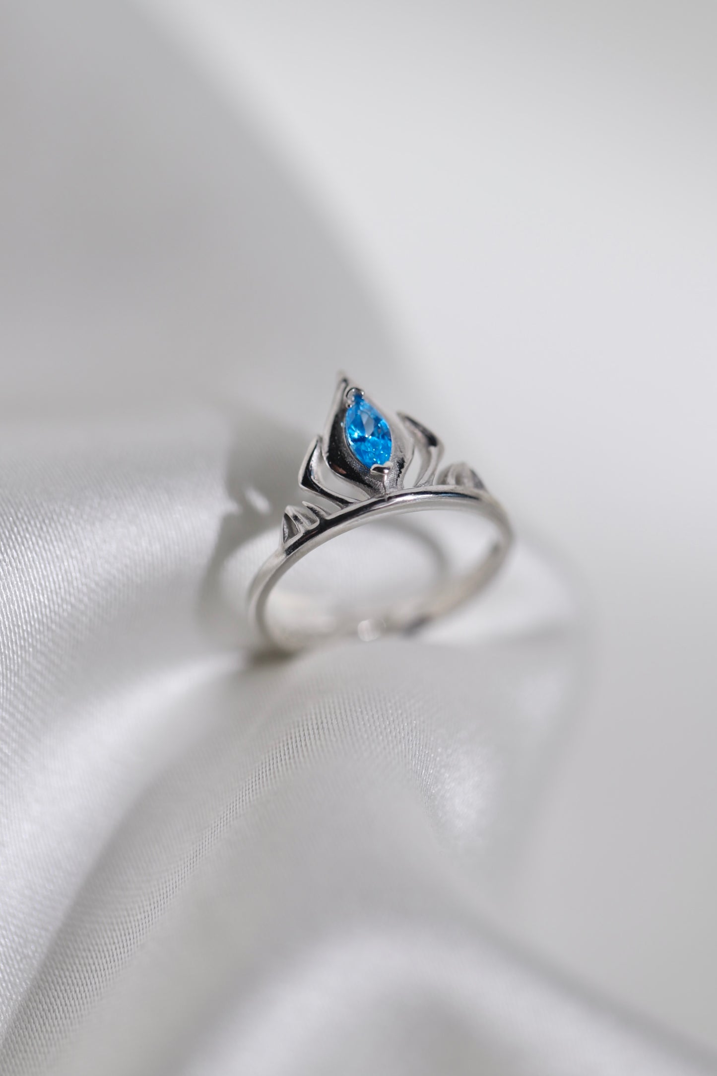 Frozen Elsa Crown Ring Inspired -925 Sterling Silver Ring