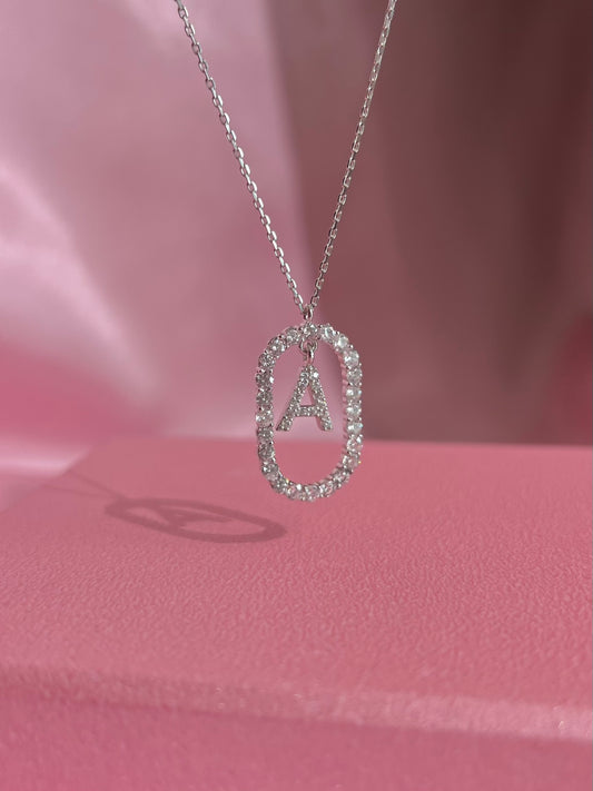 Handmade Custom Letter Necklace-Personalized Gold Initial Necklace-Letter Necklace-Charm Initial Letter Necklace-Personalized Gift