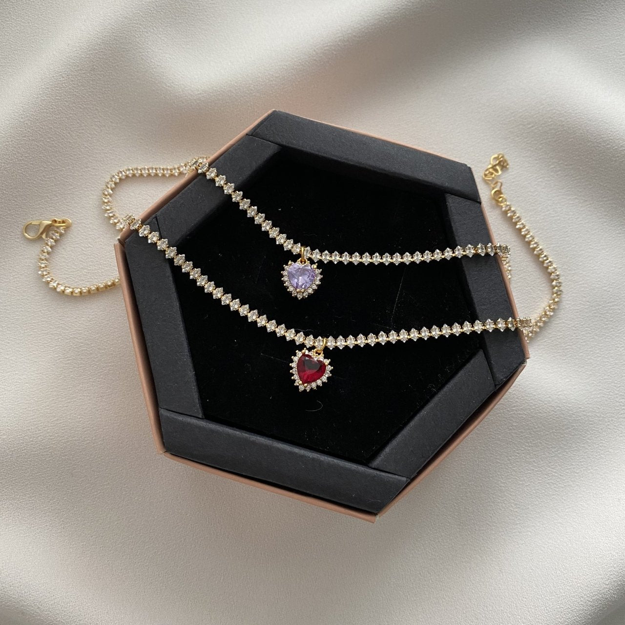 Princess Necklace- Tennis Chain Necklace -Choker Necklace