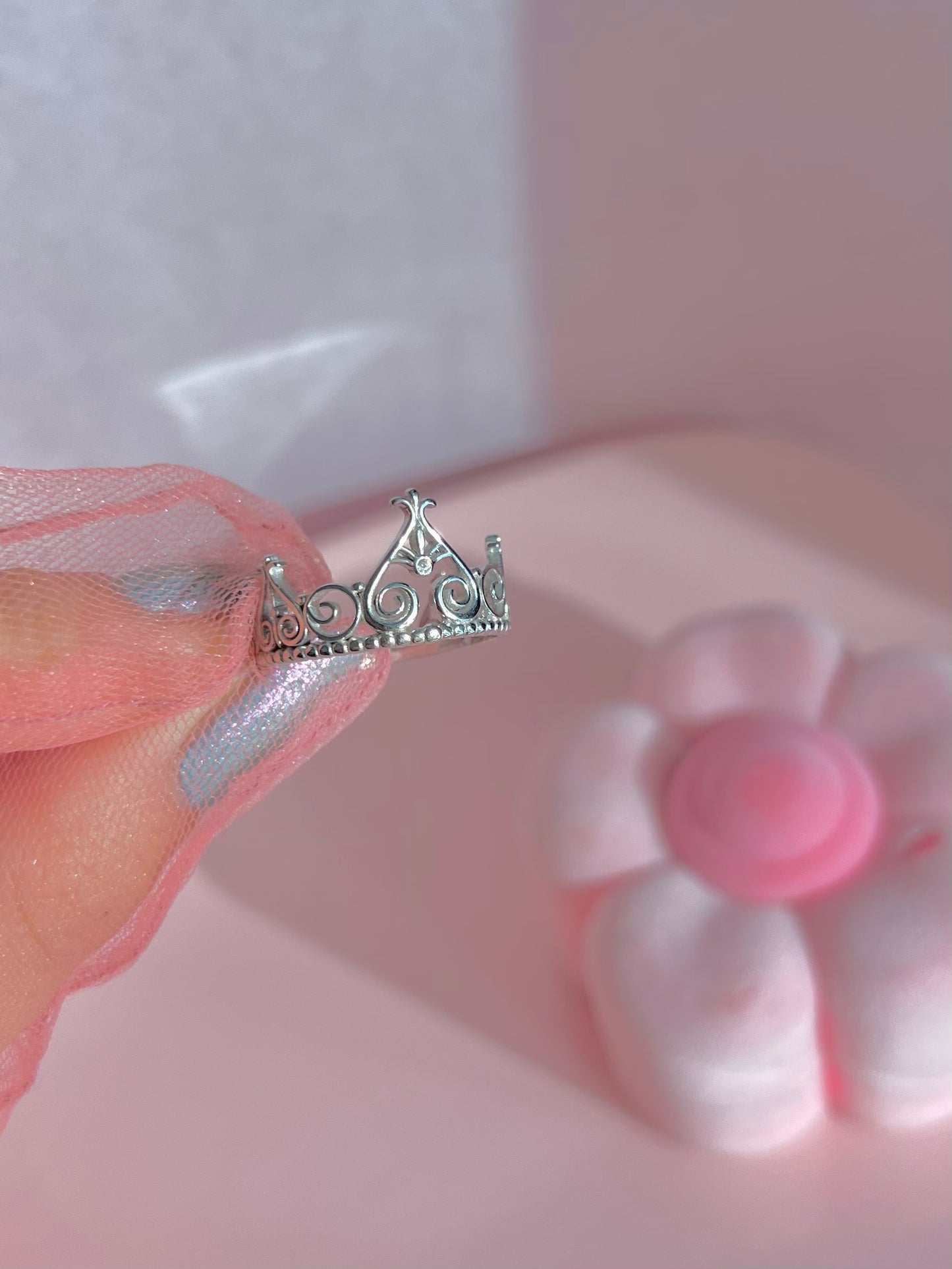 Anneliese Crown Ring-925 Sterling Silver Ring -GIFT FOR HER