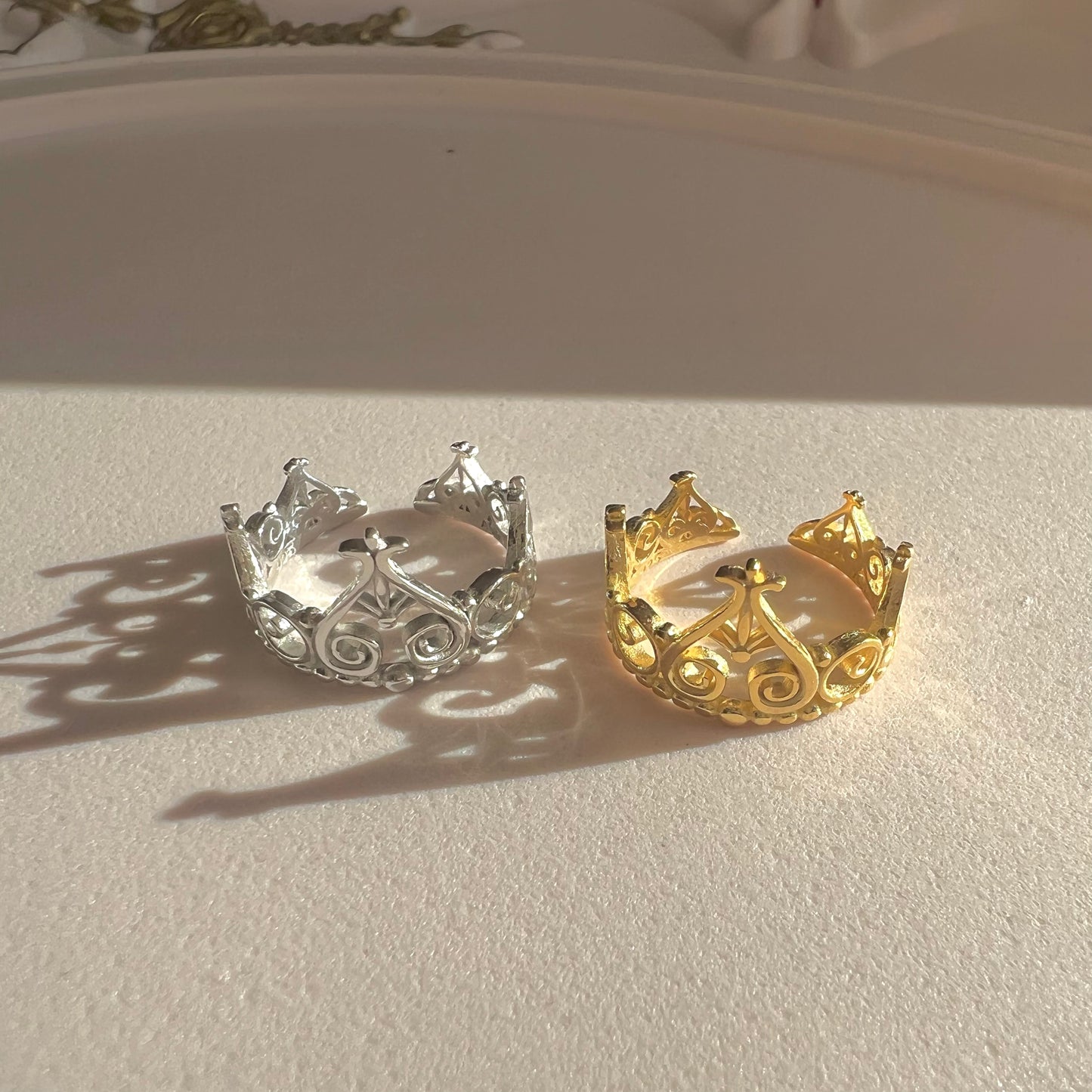 Anneliese Crown Ring-925 Sterling Silver Ring -GIFT FOR HER