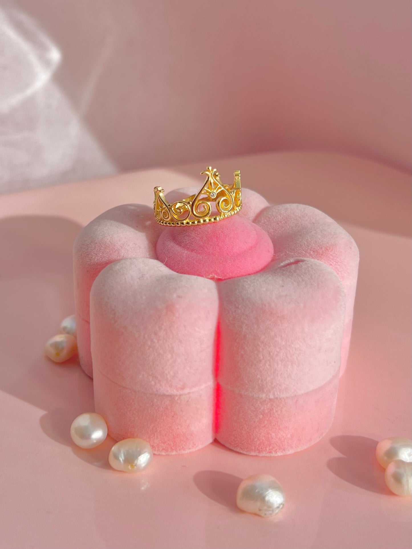 Anneliese Crown Ring-925 Sterling Silver Ring -GIFT FOR HER
