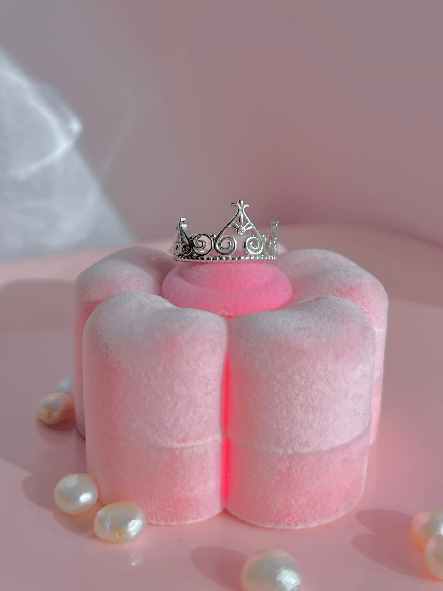 Anneliese Crown Ring-925 Sterling Silver Ring -GIFT FOR HER