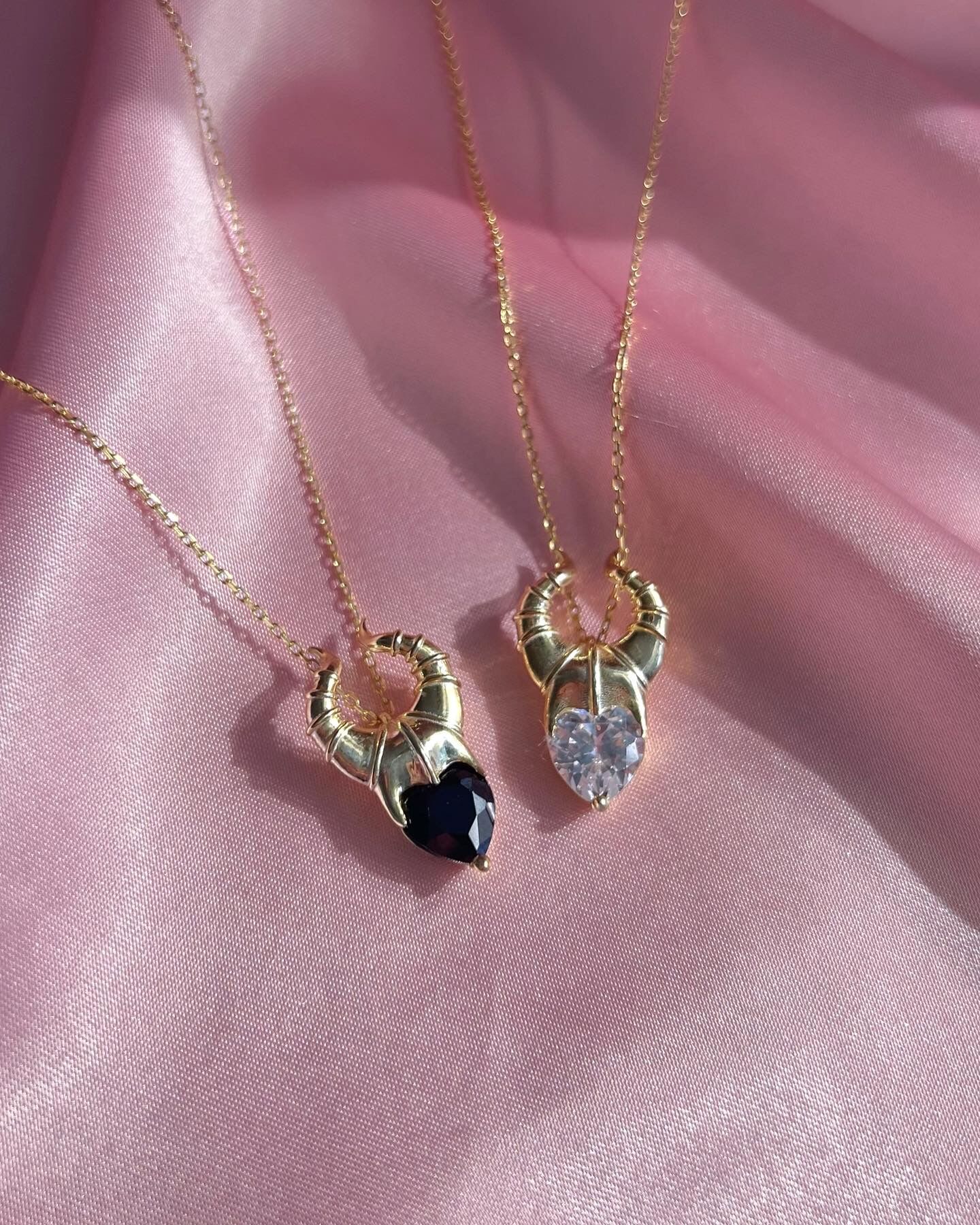 Collar de cuerno maléfica-Collar de bruja inspirado en Maléfica-Collar de plata de ley 925K