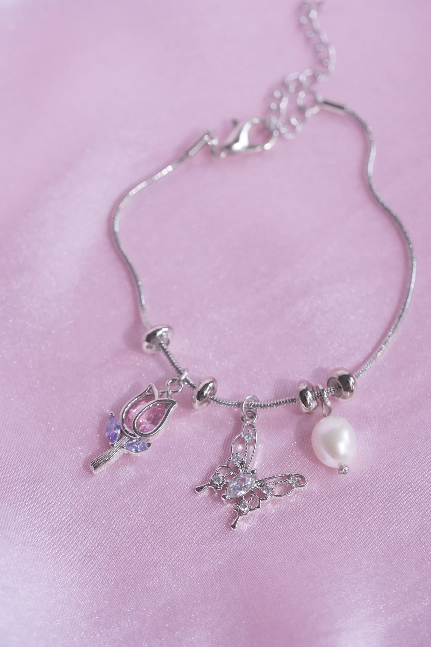 Tulip Charm Bracelet