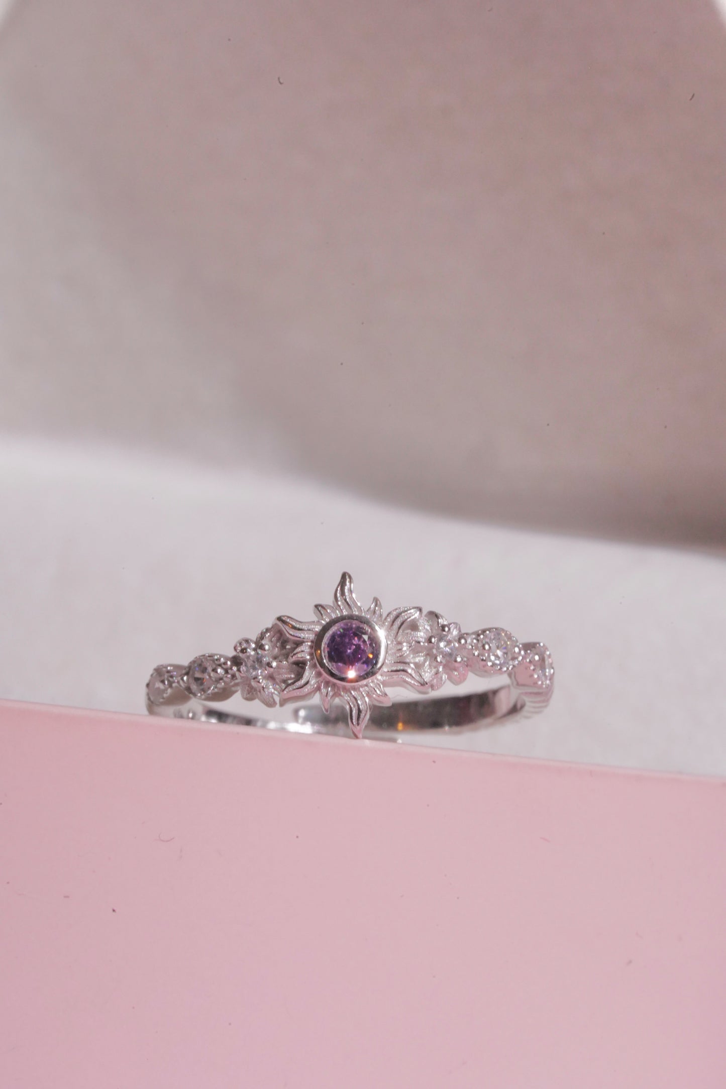 Rapunzel Inspired Sun Ring -925 Sterling Silver