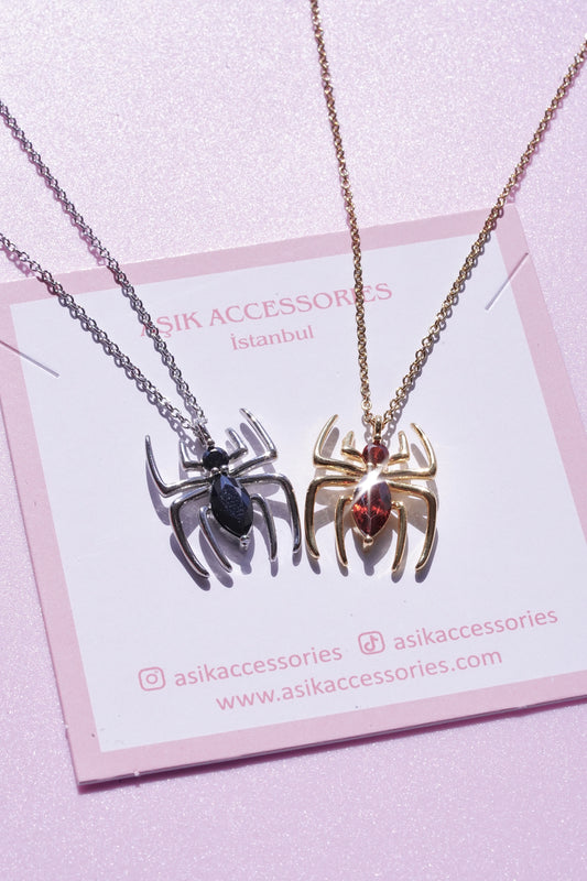 Spider-Man & Spider-Gwen Couple Necklace - Stainless Steel