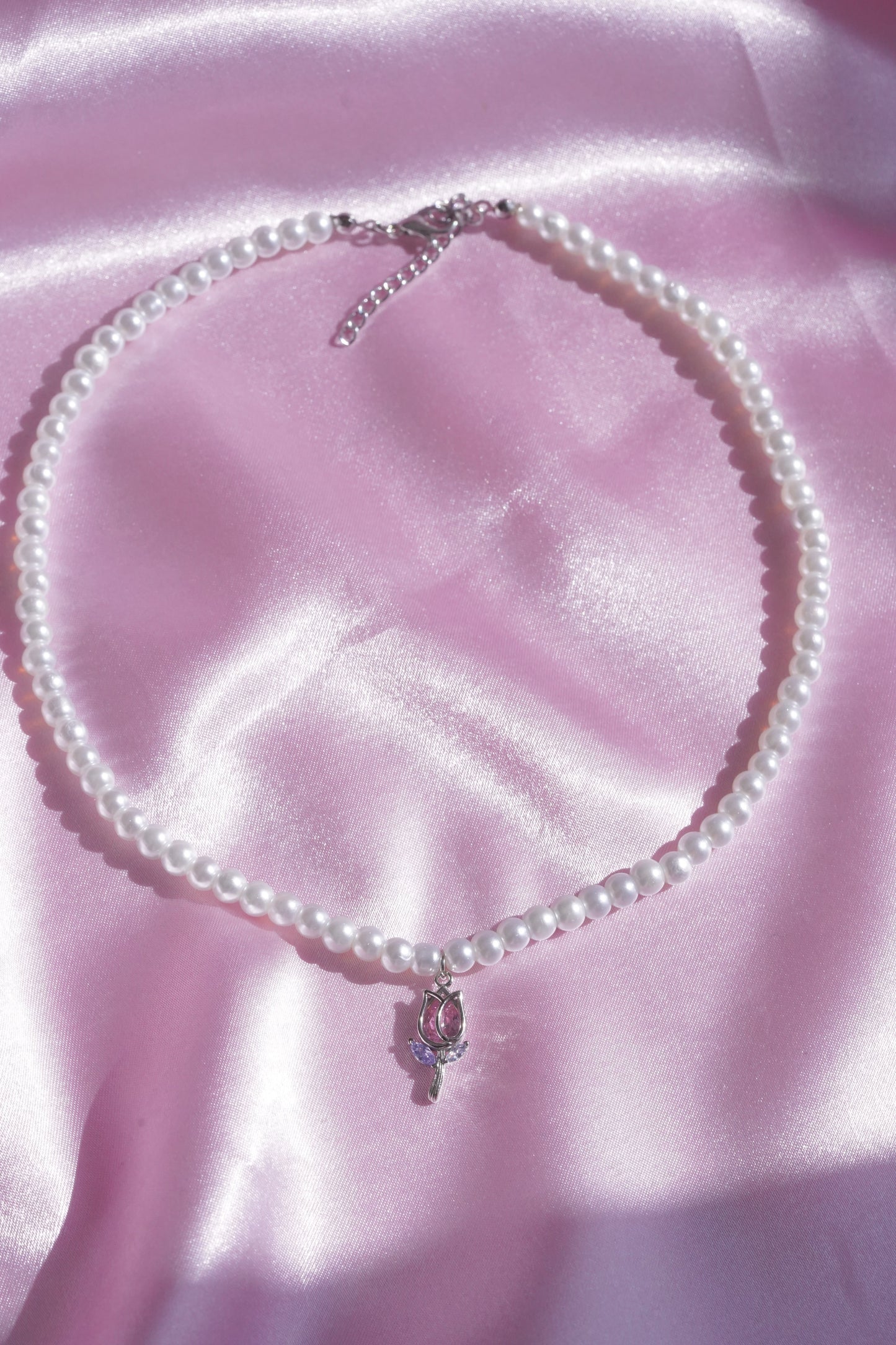 Pearl Tulip Necklace