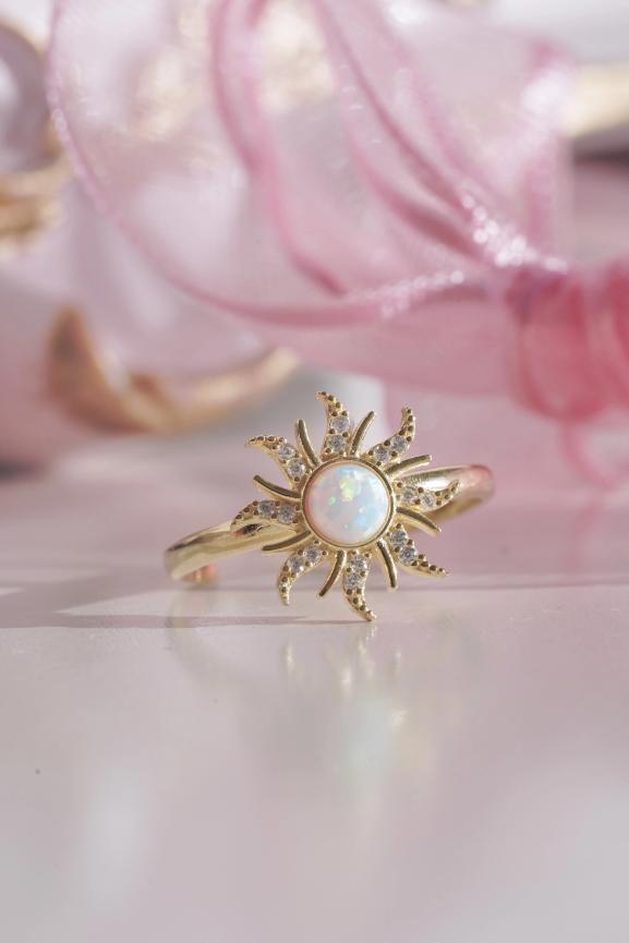 Rapunzel Sun Ring/925 Sterling Silver