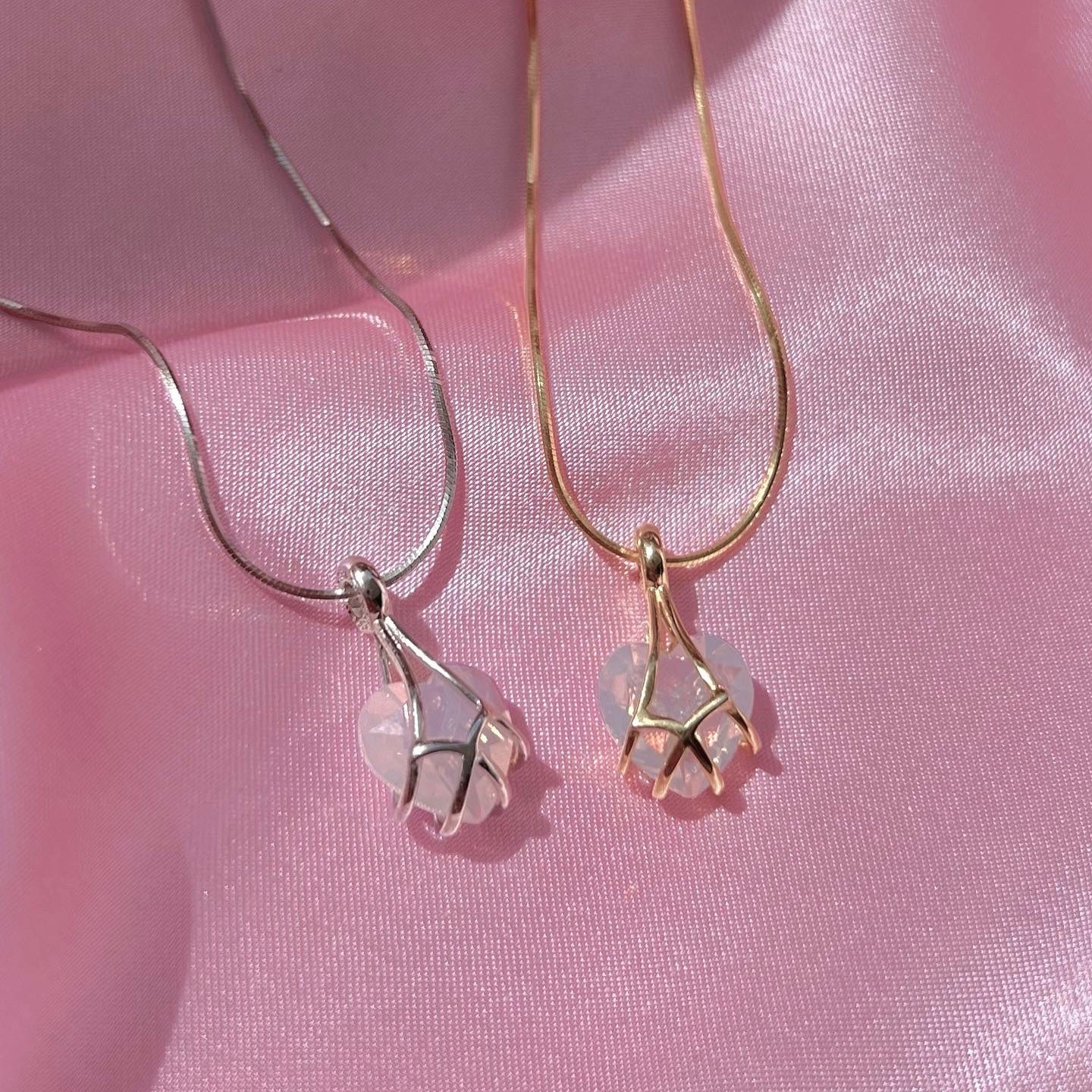 Diamond Castle Necklace-925K Sterling Silver Necklace-Alexa and Liana Necklace