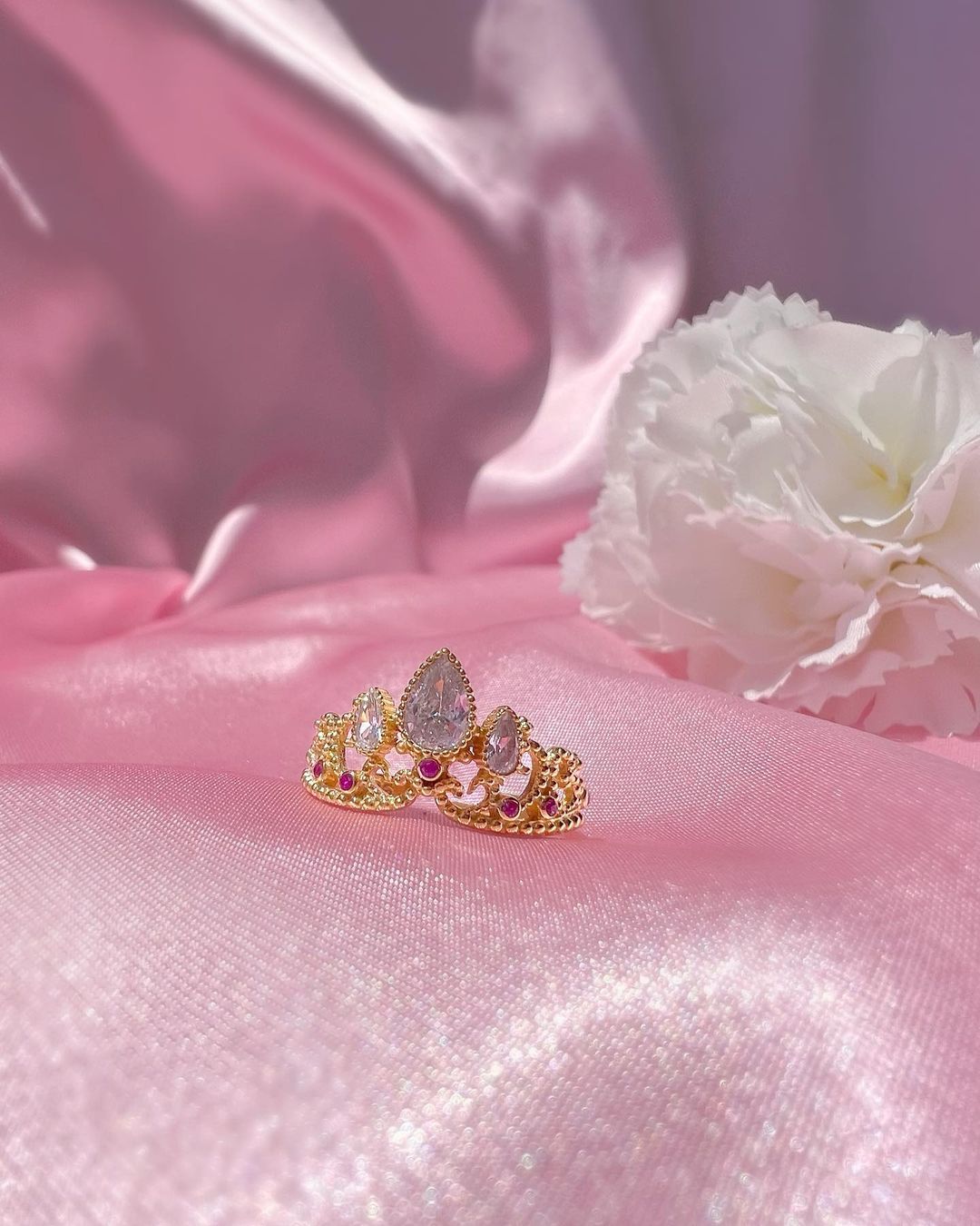 Rapunzel Crown Ring,Princess Jewelry, 925 Sterling Silver Ring, Princess Crown Engagement Ring, Geek Jewelry, ,925 sterling silver