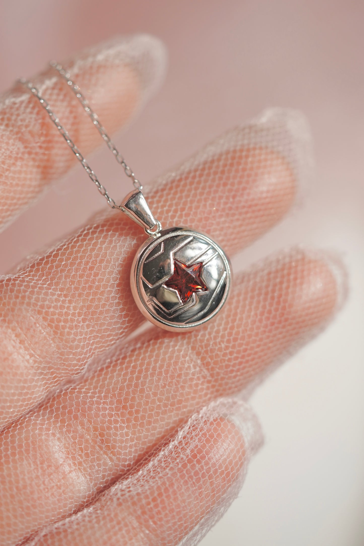 Winter Soldier Inspired - Wİnter Soldier Necklace - 925 K Sterling Silver