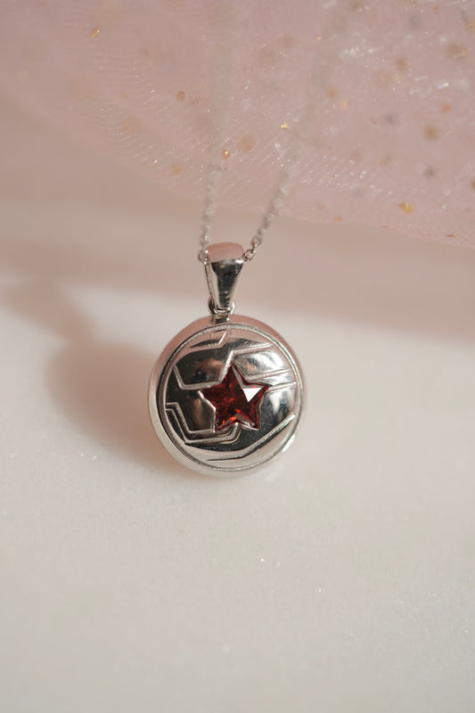 Winter Soldier Inspired - Wİnter Soldier Necklace - 925 K Sterling Silver